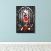 Fantasy Goth Puppenkunst Leinwand Art (Insitu (Holzboden))
