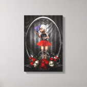 Fantasy Goth Puppenkunst Leinwand Art (Vorderseite)