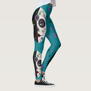 Fantasy Gothic Face Einzigartig Legging Mode Leggings