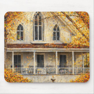 Fantasy Gothic-Revival Carpenter House  Mousepad