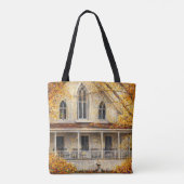 Fantasy-Gothic-Revival-Zimmermannshaus Tasche (Rückseite)