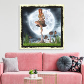 Fantasy Gothic Toadstool Fee 3 Leinwanddruck (Insitu (Wohnzimmer))