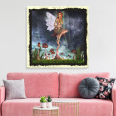 Fantasy Gothic Toadstool Fee 4 Leinwanddruck (Insitu (Wohnzimmer))