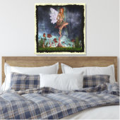 Fantasy Gothic Toadstool Fee 4 Leinwanddruck (Insitu (Schlafzimmer))