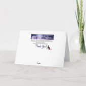 Fantasy Gothic Woman with Butterfly Birthday Card Karte (Rückseite)