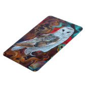 Fantasy Graffiti Snowy Owl Magnet (Linke Seite)