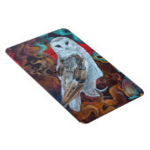 Fantasy Graffiti Snowy Owl Magnet (Rechte Seite)