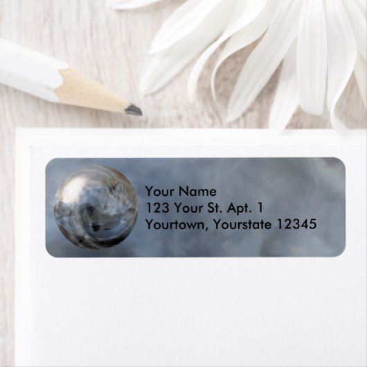 Fantasy Grau Wolf Crystal Ball Magic Animal (Insitu)