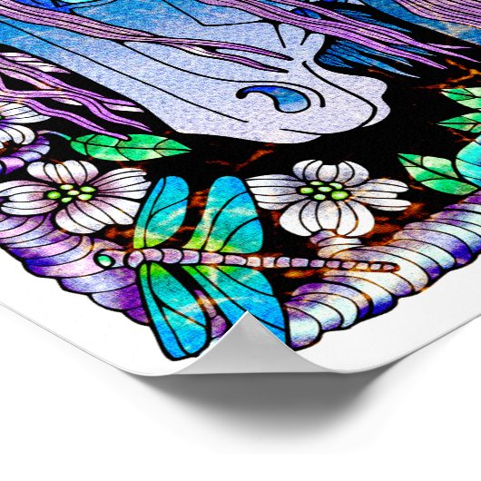 Fantasy Grunge Forest Gewerkschaft Art Poster (Ecke)