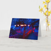 Fantasy Grußkarte Karte (Gelbe Blume)