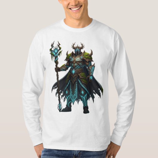 Fantasy Guardian Mystic Wood Armor T-Shirt (Vorderseite)