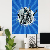 Fantasy-Handelsdesign | Cyberpunk | Selbstwachstum Poster (Heimbüro)