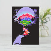 "Fantasy Haven"-Urlaubskarte Feiertagskarte (Stehend Vorderseite)