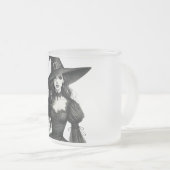 Fantasy Hexe Kunst Keramik Tasse (VorderseiteRechts)
