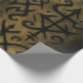 Fantasy-Hexerei-Packpapier Geschenkpapier (Ecke)