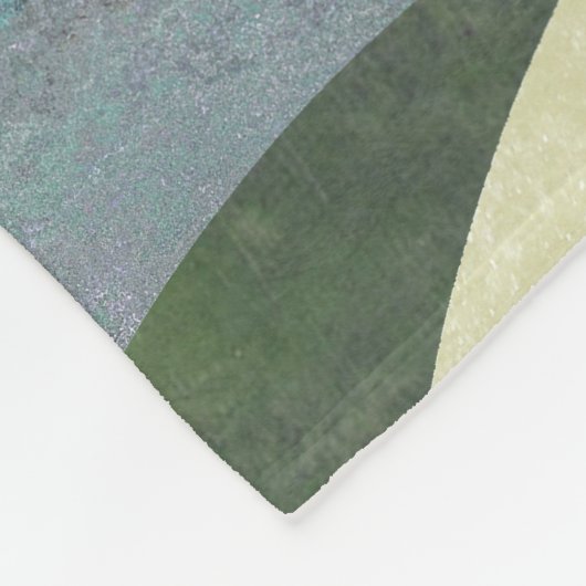 Fantasy Hills Landschaft Fleecedecke (Ecke)