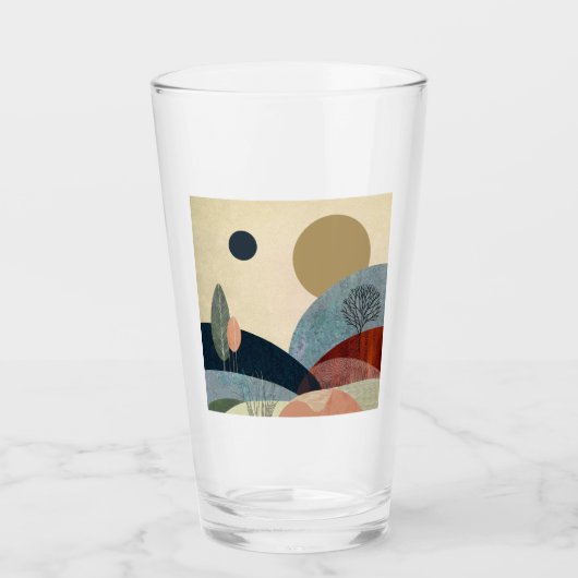 Fantasy Hills Landschaft Glas (Vorderseite)