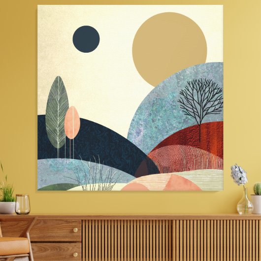 Fantasy Hills Landschaft Leinwanddruck (Insitu (Wohnzimmer))