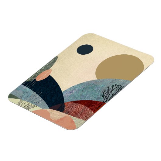 Fantasy Hills Landschaft Magnet (Linke Seite)