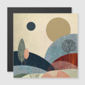 Fantasy Hills Landschaft Magnetkarte (Vorne/Hinten)
