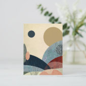 Fantasy Hills Landschaft Postkarte (Stehend Vorderseite)