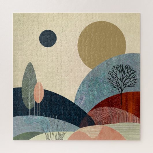 Fantasy Hills Landschaft Puzzle (Vertikal)