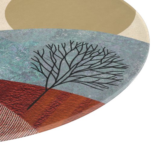 Fantasy Hills Landschaft Schneidebrett (Ecke)