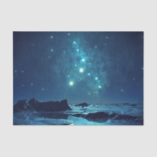 Fantasy Himmlisch Night Decoupage Tissue Seidenpapier (Vorderseite)