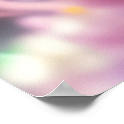 Fantasy Hispanic Girl Schmetterling lila rosa B Poster (Ecke)