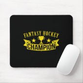 Fantasy Hockey Champion T - Shirt T - Shirt.pnn Mousepad (Mit Mouse)