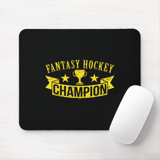 Fantasy Hockey Champion T - Shirt T - Shirt.pnn Mousepad (Mit Mouse)