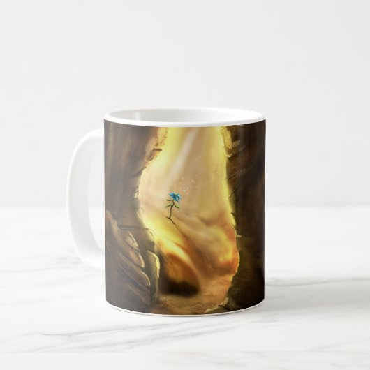 Fantasy Höhle Tasse (Vorderseite Links)