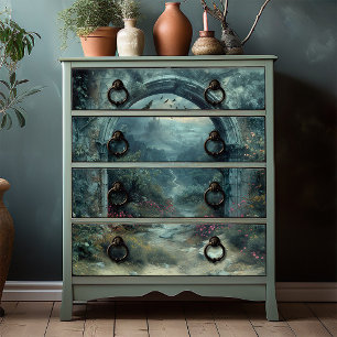 Fantasy-Horror Dracula Schloss Vampire Fledermäuse Seidenpapier