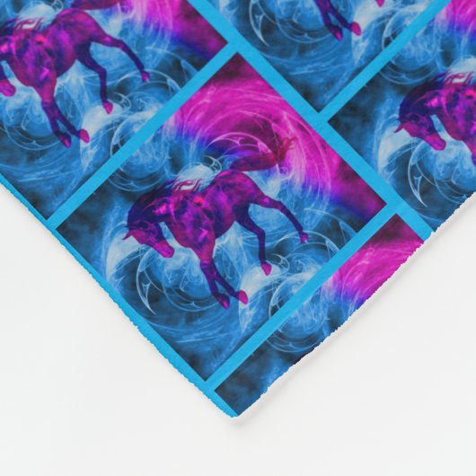Fantasy Horse Animal Fleecedecke (Ecke)