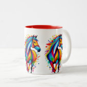 Fantasy Horse Art Tasse (VorderseiteRechts)