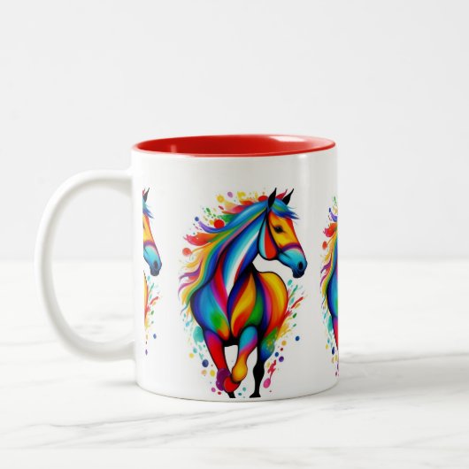 Fantasy Horse Art Tasse (Links)