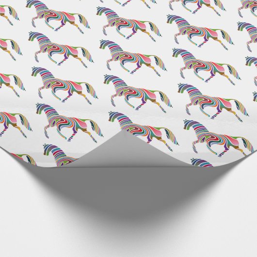 Fantasy Horse Giftwrap Geschenkpapier (Ecke)