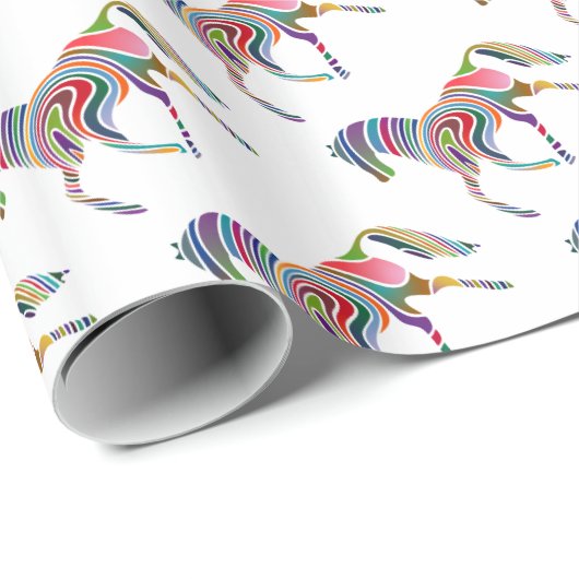 Fantasy Horse Giftwrap Geschenkpapier (Rolleneckpunkt)