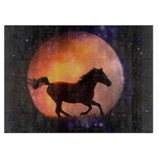Fantasy Horse Kitchen Cutting Board Schneidebrett (Vorderseite)