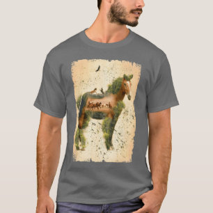 Fantasy Horse Nature Mystical Animal Girl T-Shirt