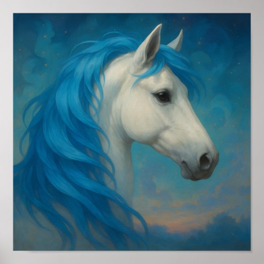 Fantasy Horse portrait Poster (Vorne)