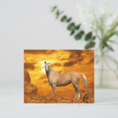 Fantasy Horses: Berg Postkarte (Stehend Vorderseite)