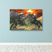 Fantasy Horses: Black Magic Leinwanddruck (Insitu (Holzboden))