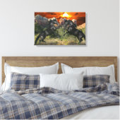 Fantasy Horses: Black Magic Leinwanddruck (Insitu (Schlafzimmer))