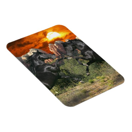 Fantasy Horses: Black Magic Magnet (Rechte Seite)