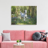 Fantasy Horses: Bluebell Wood Leinwanddruck (Insitu (Wohnzimmer))