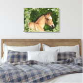 Fantasy Horses: Blume Leinwanddruck (Insitu (Schlafzimmer))