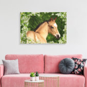 Fantasy Horses: Blume Leinwanddruck (Insitu (Wohnzimmer))
