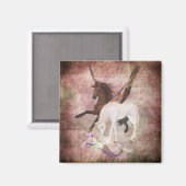 Fantasy Horses Magnet (Vorderseite/Rückseite)