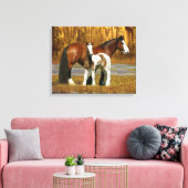 Fantasy Horses: Mare & Foal Leinwanddruck (Insitu (Wohnzimmer))